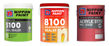Nippon Acrylic 5170 Wall Sealer, Nippon 8000 Advance Sealer or Nippon 5100 Wall Sealer