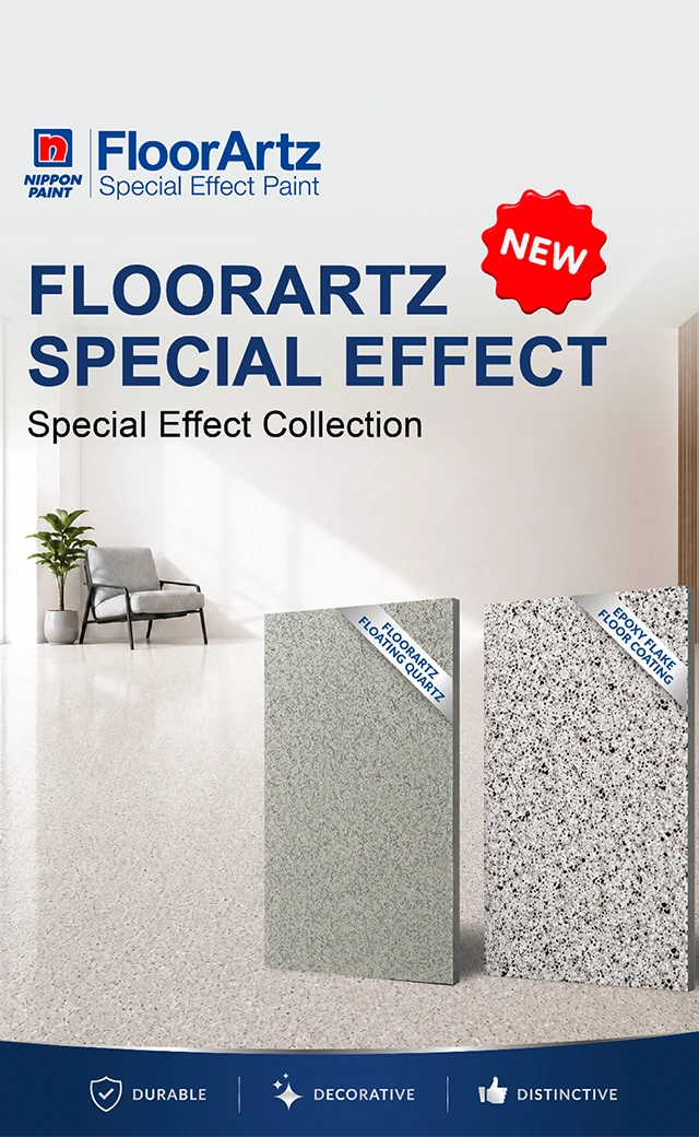 Nippon Paint FloorArtz Special Effect colour card