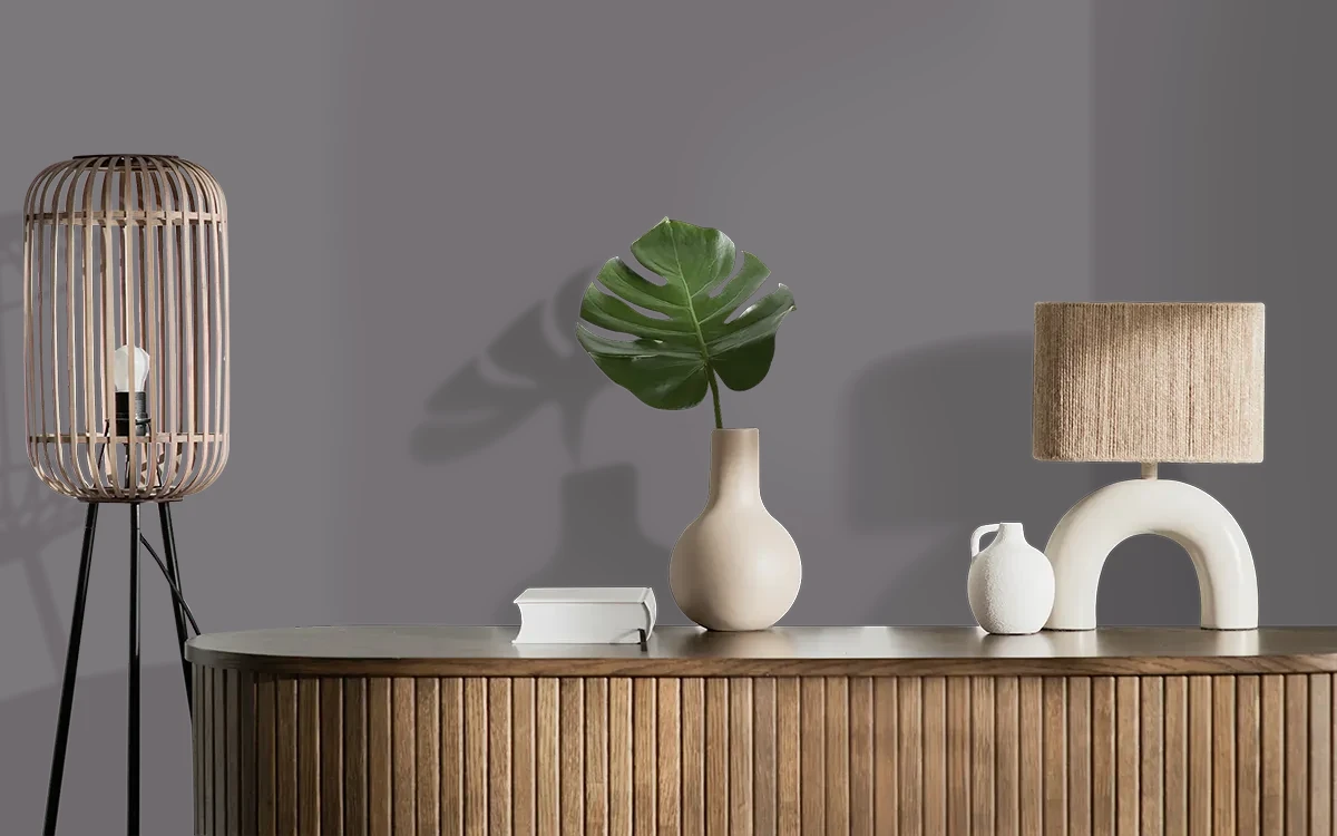 Nippon Paint's AMAZING TOUCH color on different wall surfaces.