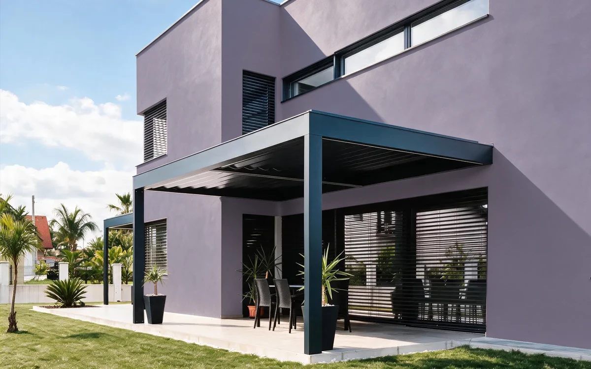 Nippon Paint's AMETHYST ZING color on different wall surfaces.