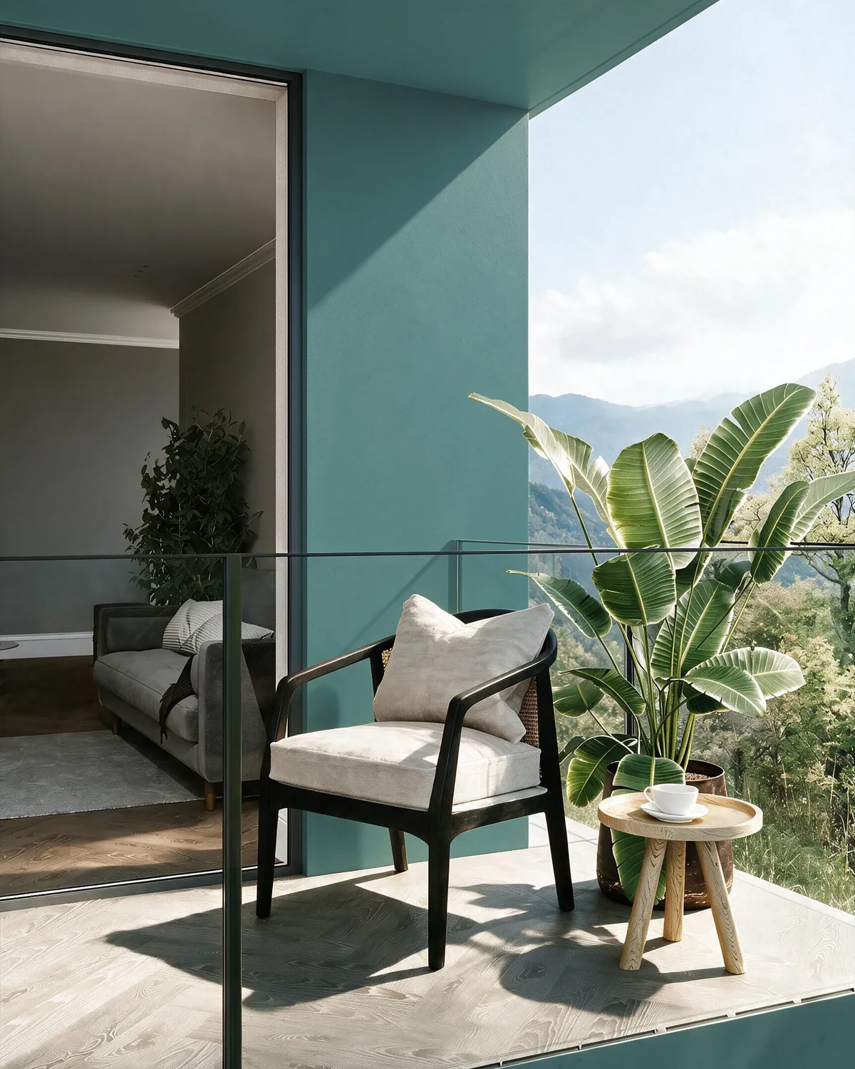 Nippon Paint's APPLE DRIFT color on a beautifully decorated wall.
