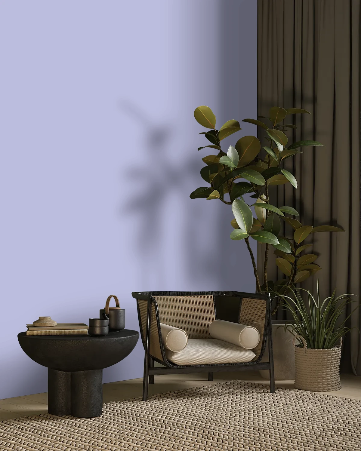 Nippon Paint's ARTIST LOFT color on a beautifully decorated wall.