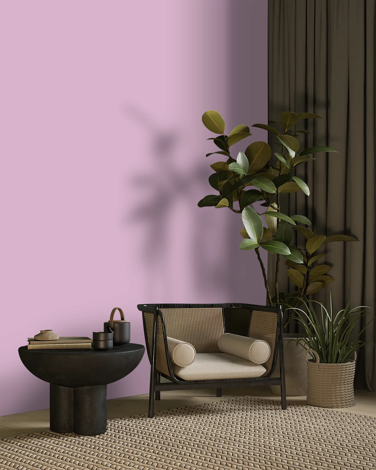 Nippon Paint's ARTISTS LOFT color on a beautifully decorated wall.
