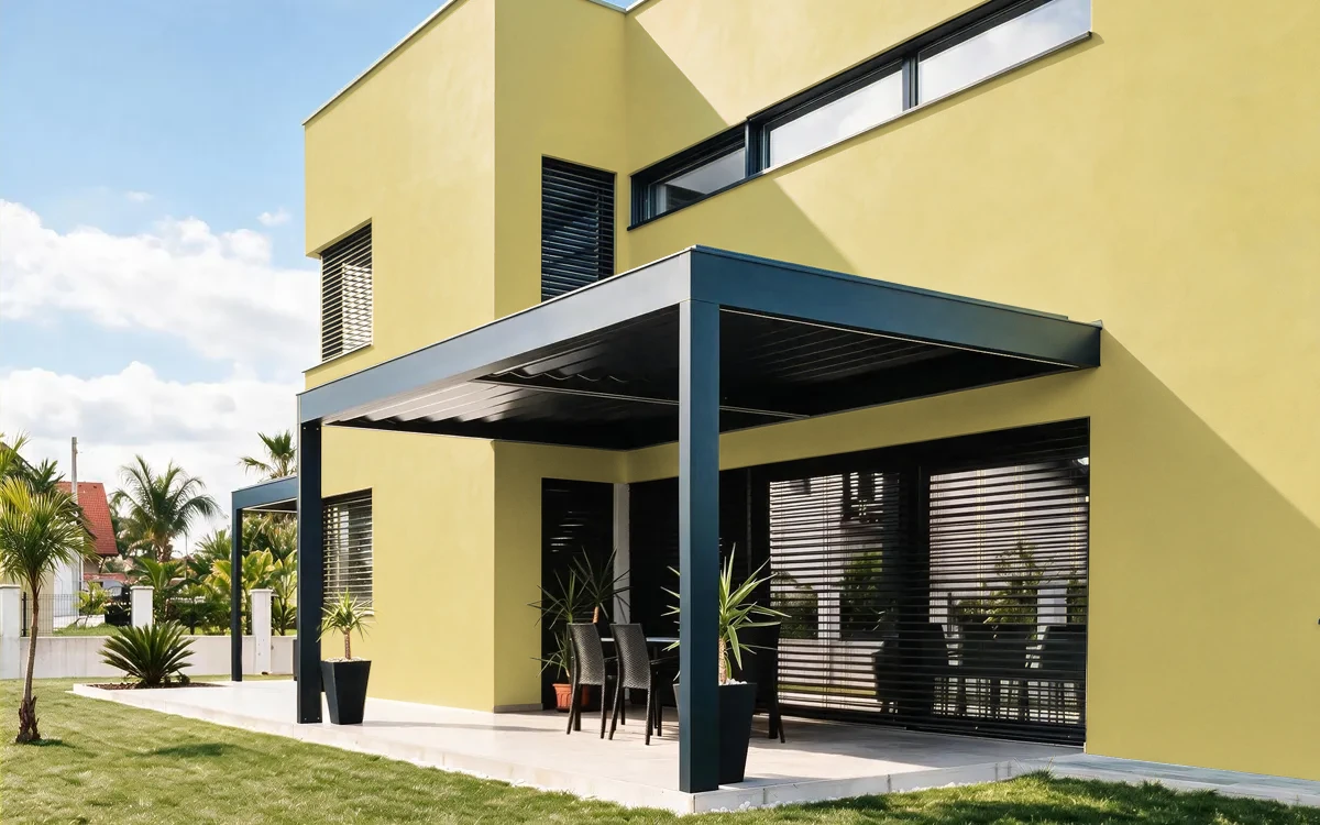 Nippon Paint's BANANA CRUSH color on different wall surfaces.