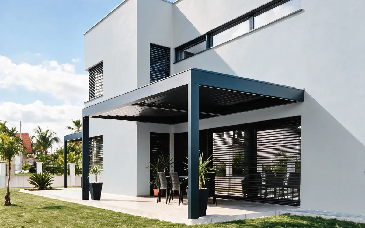 Nippon Paint's BLUISH GRAY color on different wall surfaces.