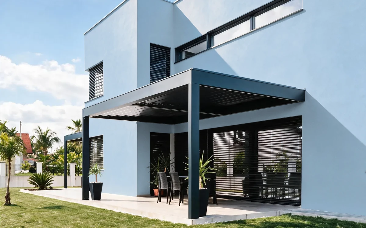 Nippon Paint's BOSCO BLUE color on different wall surfaces.