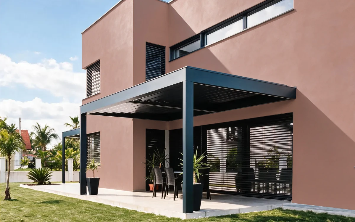 Nippon Paint's BRICK RADIANT color on different wall surfaces.