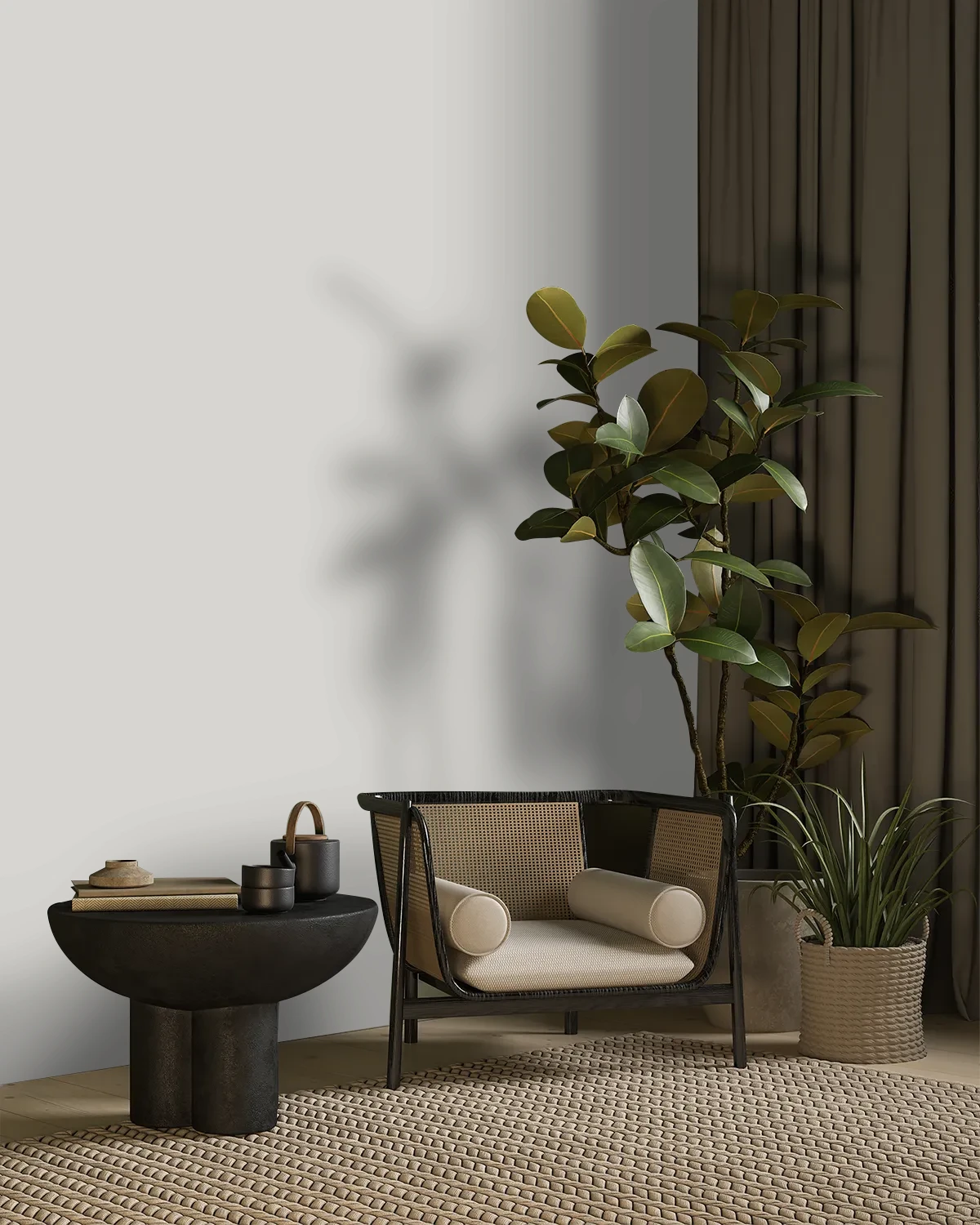 Nippon Paint's BUCKLED UP color on a beautifully decorated wall.