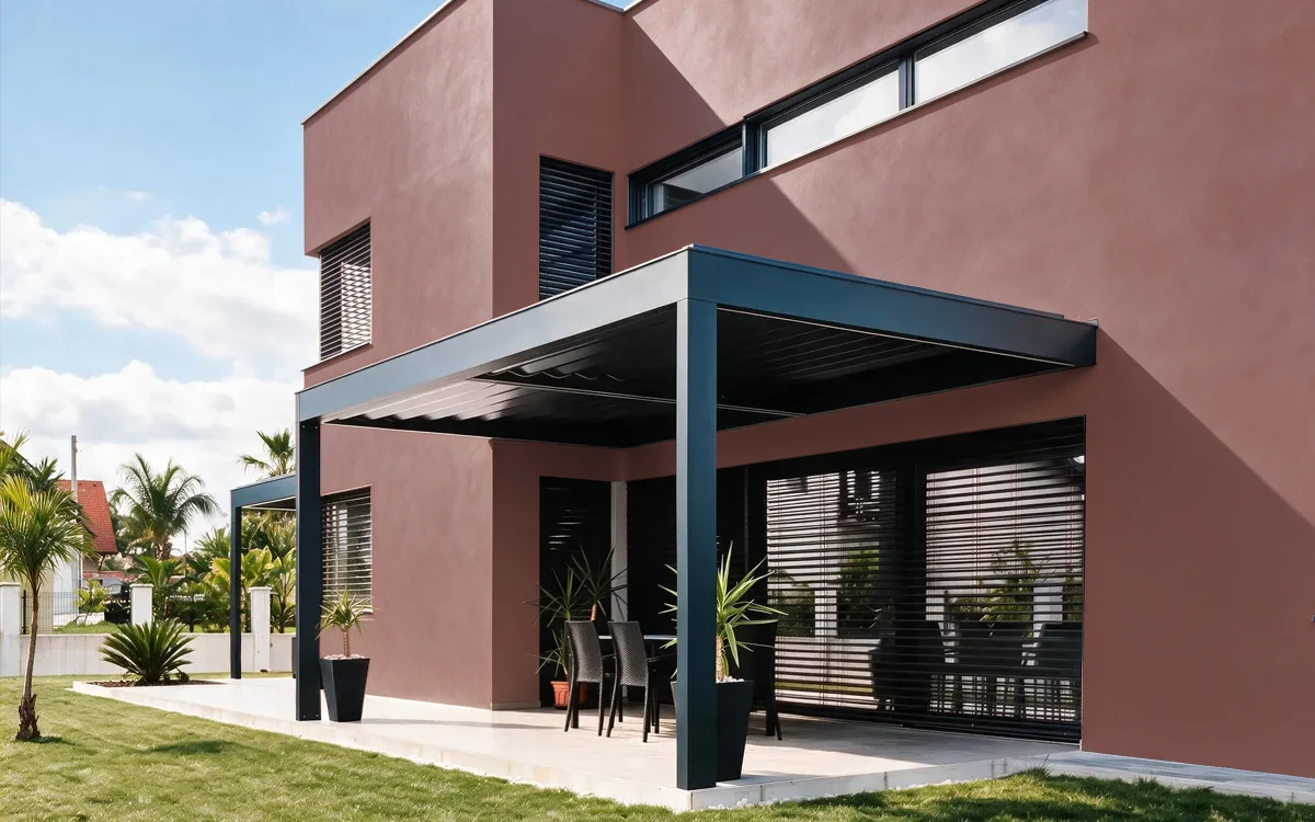 Nippon Paint's BURNT TERRACOTTA color on different wall surfaces.