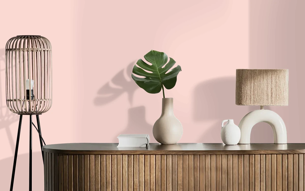 Nippon Paint's CANDILICIOUS color on different wall surfaces.