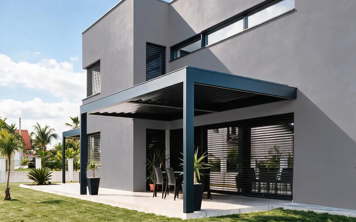 Nippon Paint's CARBON color on different wall surfaces.