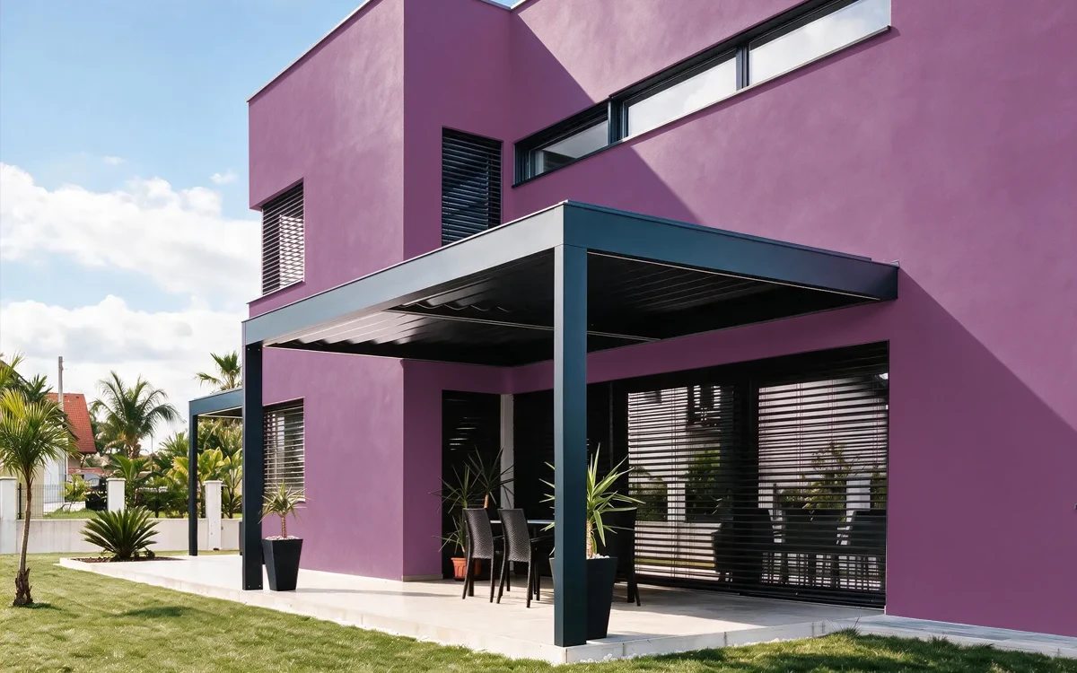 Nippon Paint's CELEBRITY color on different wall surfaces.