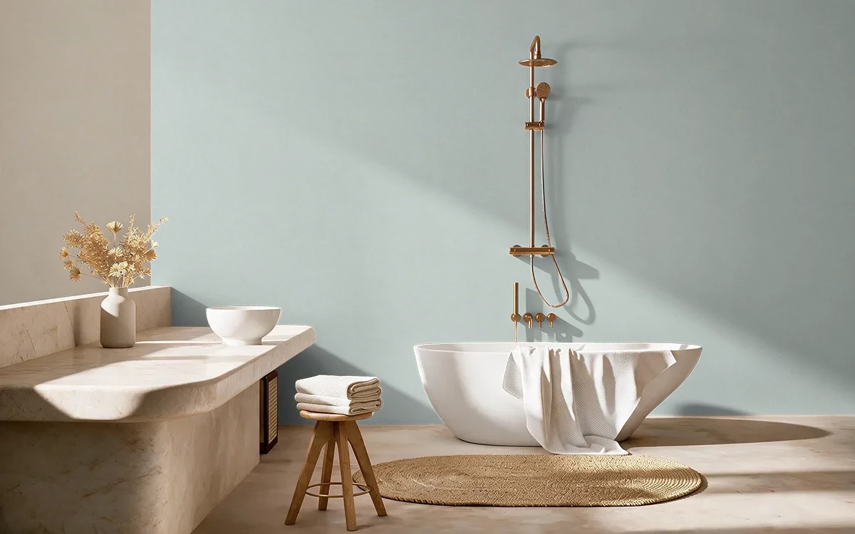 Nippon Paint's CHEERING color on different wall surfaces.