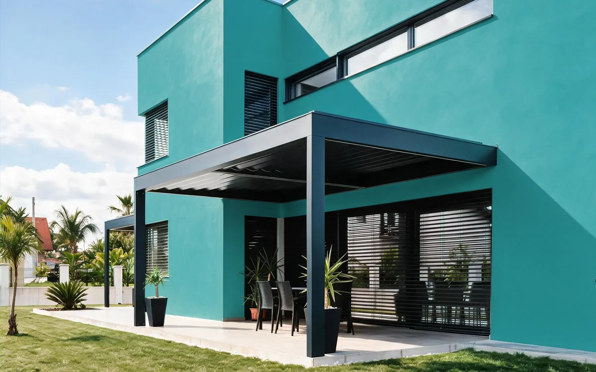 Nippon Paint's CHIFFON GRACE color on different wall surfaces.