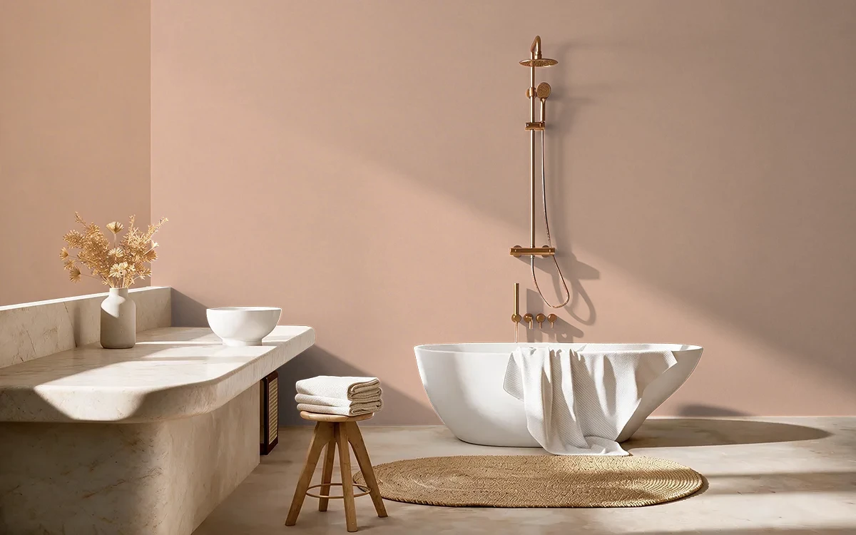 Nippon Paint's CITRUS CRUSH color on different wall surfaces.