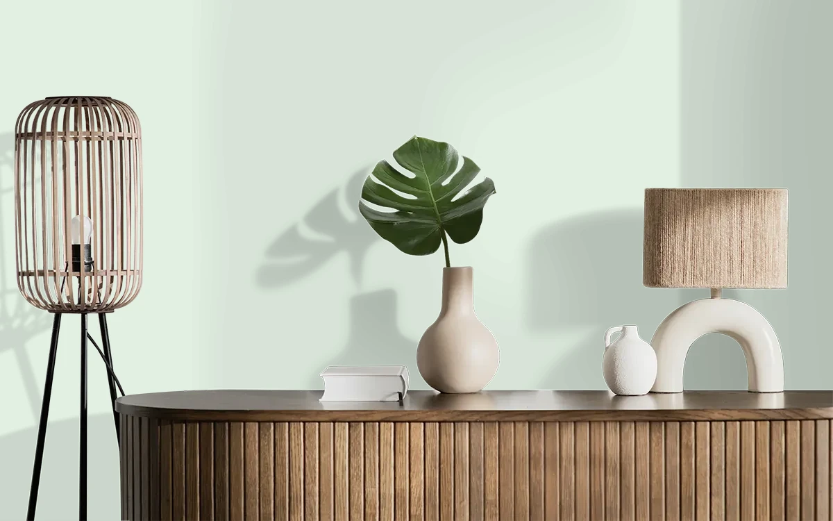 Nippon Paint's COOL color on different wall surfaces.
