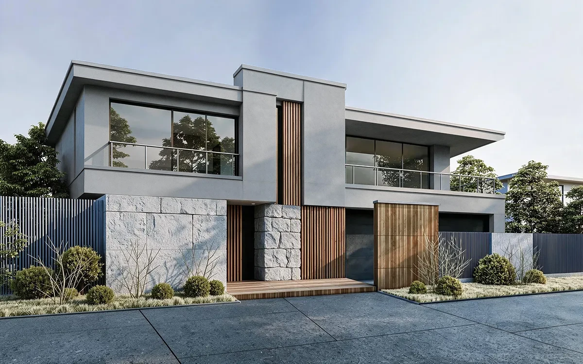 Nippon Paint's COOL HANDSHAKE color on different wall surfaces.