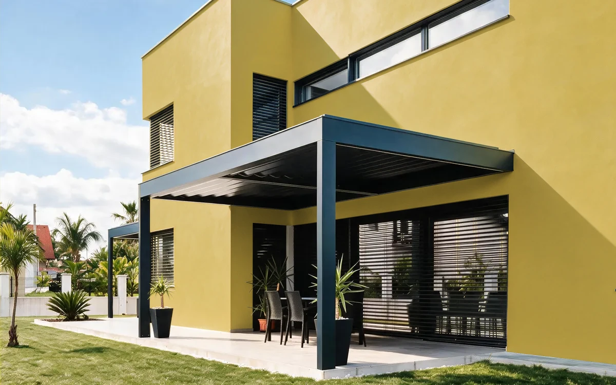 Nippon Paint's CRAZY RICH color on different wall surfaces.