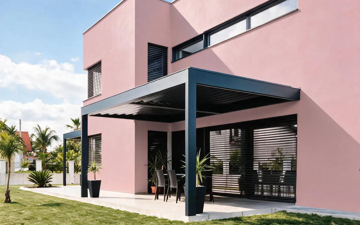Nippon Paint's CRIMSON ESSENCE color on different wall surfaces.