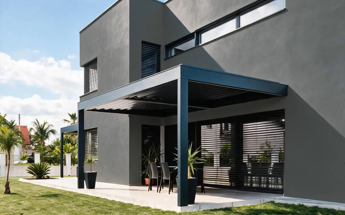 Nippon Paint's DEEP GRAY color on different wall surfaces.