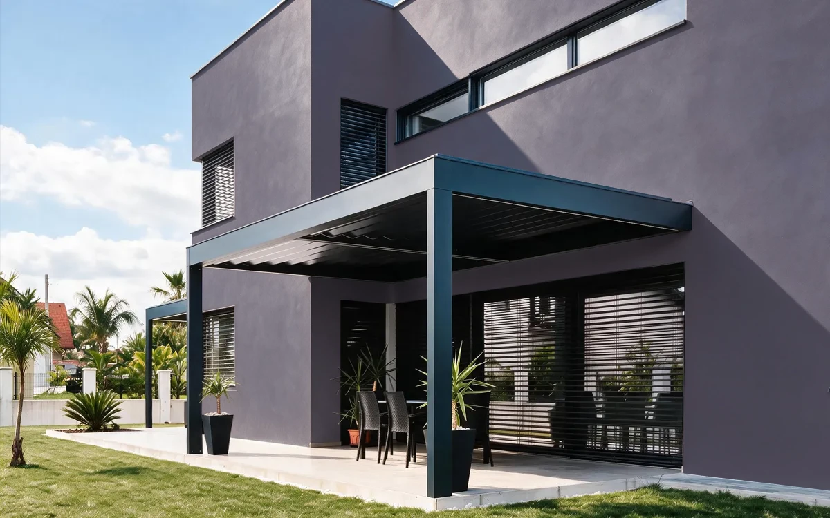Nippon Paint's DEEP THOUGTS color on different wall surfaces.