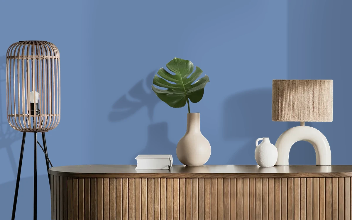 Nippon Paint's DREAMSCAPE color on different wall surfaces.