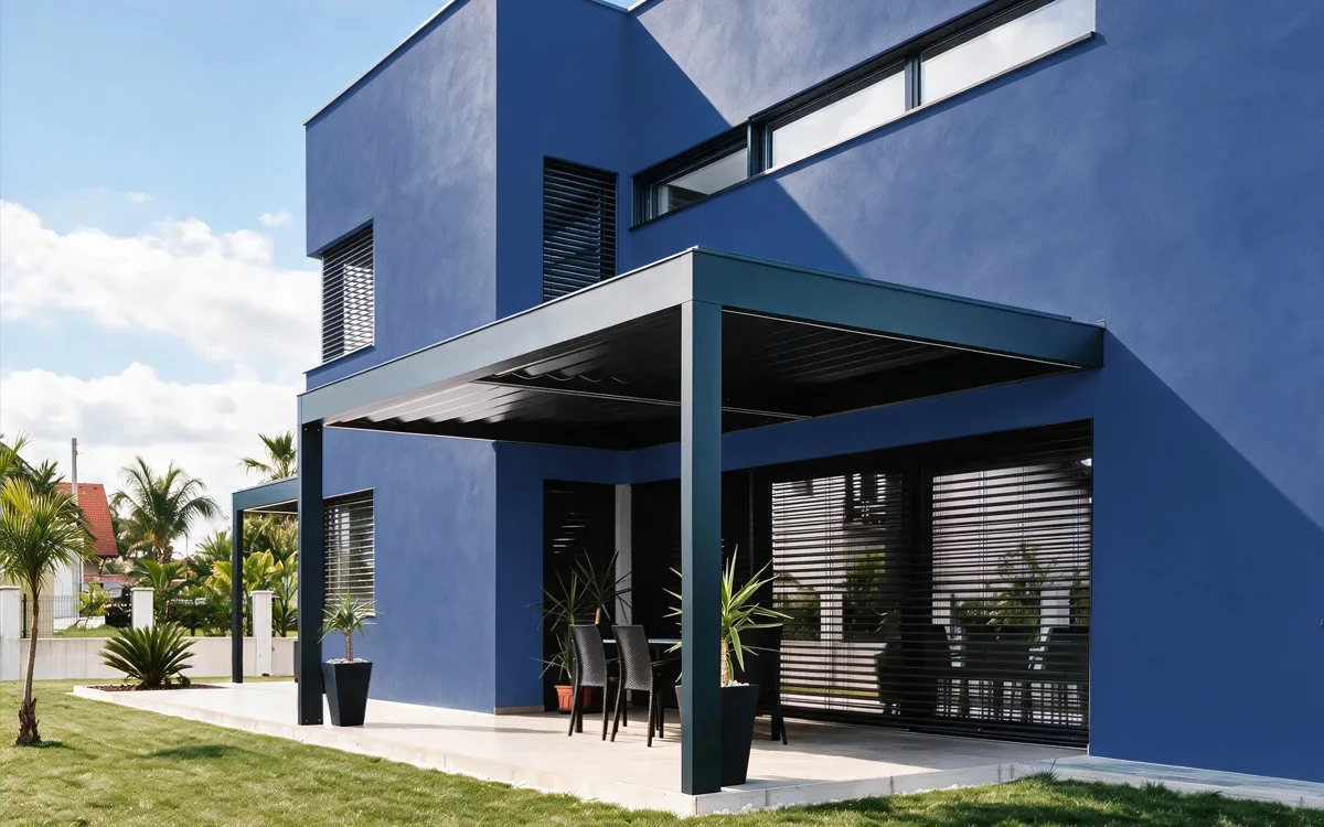 Nippon Paint's DYNASTY color on different wall surfaces.