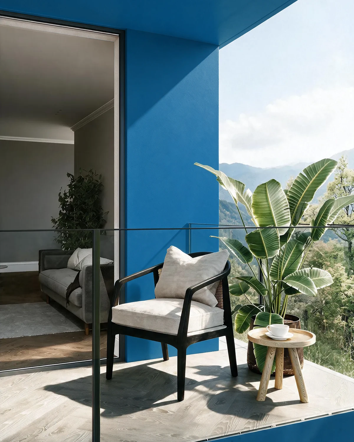 Nippon Paint's ELECTRIFY color on a beautifully decorated wall.