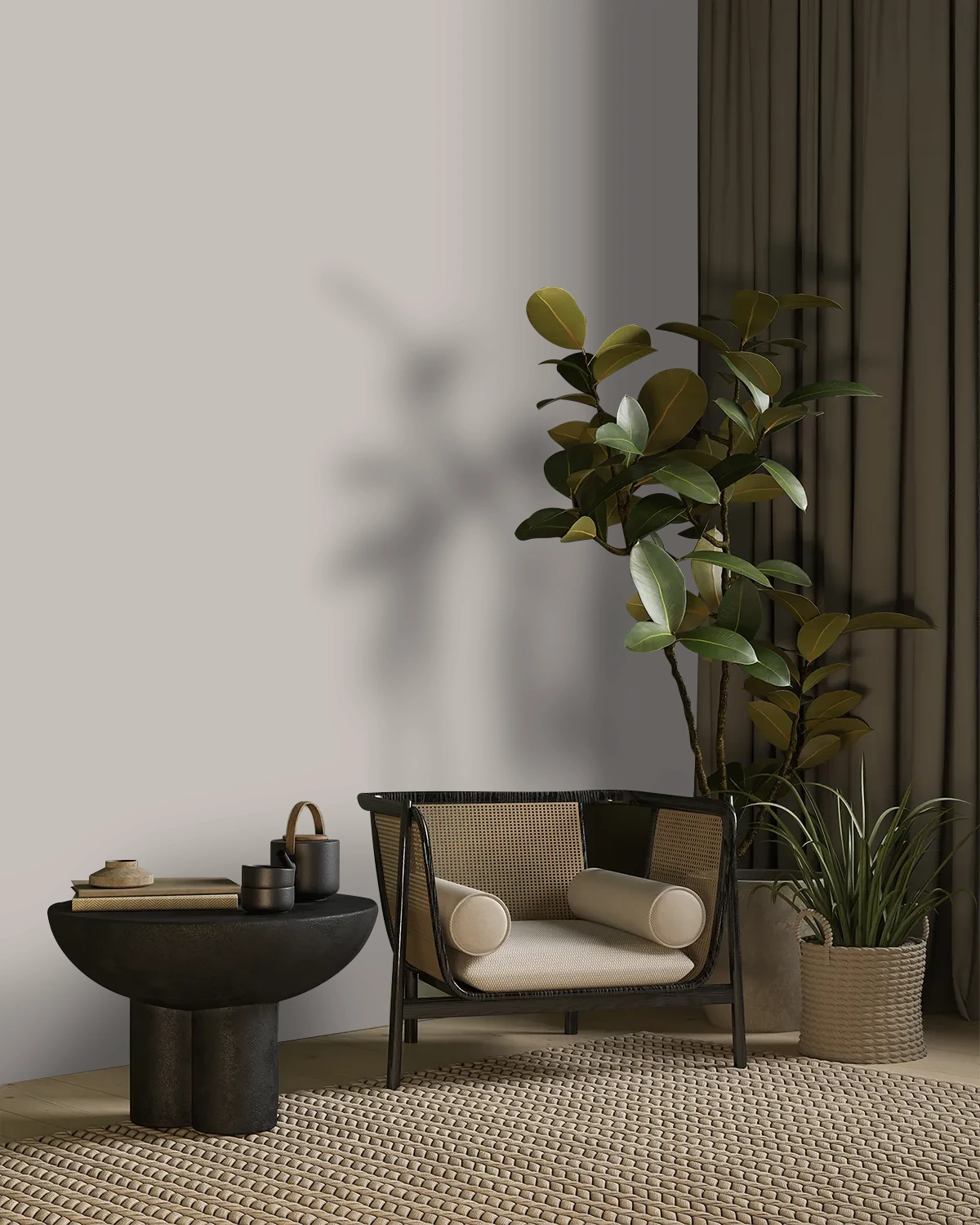 Nippon Paint's ENCHANTED STATE color on a beautifully decorated wall.