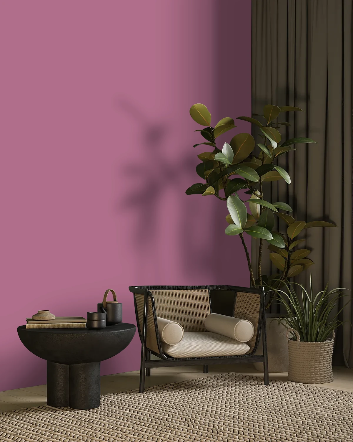 Nippon Paint's ENDLESS LOVE color on a beautifully decorated wall.