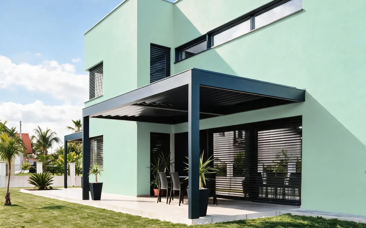 Nippon Paint's EVERGREEN AURA color on different wall surfaces.