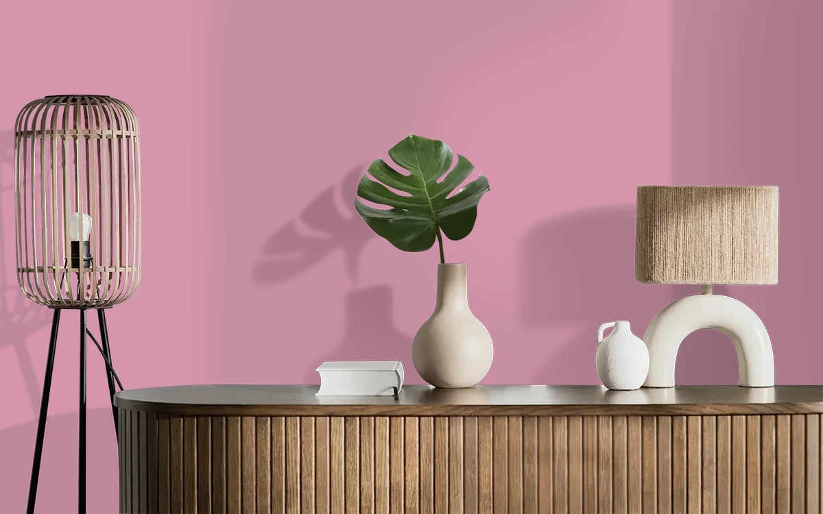 Nippon Paint's FAIRY LIGHTS color on different wall surfaces.