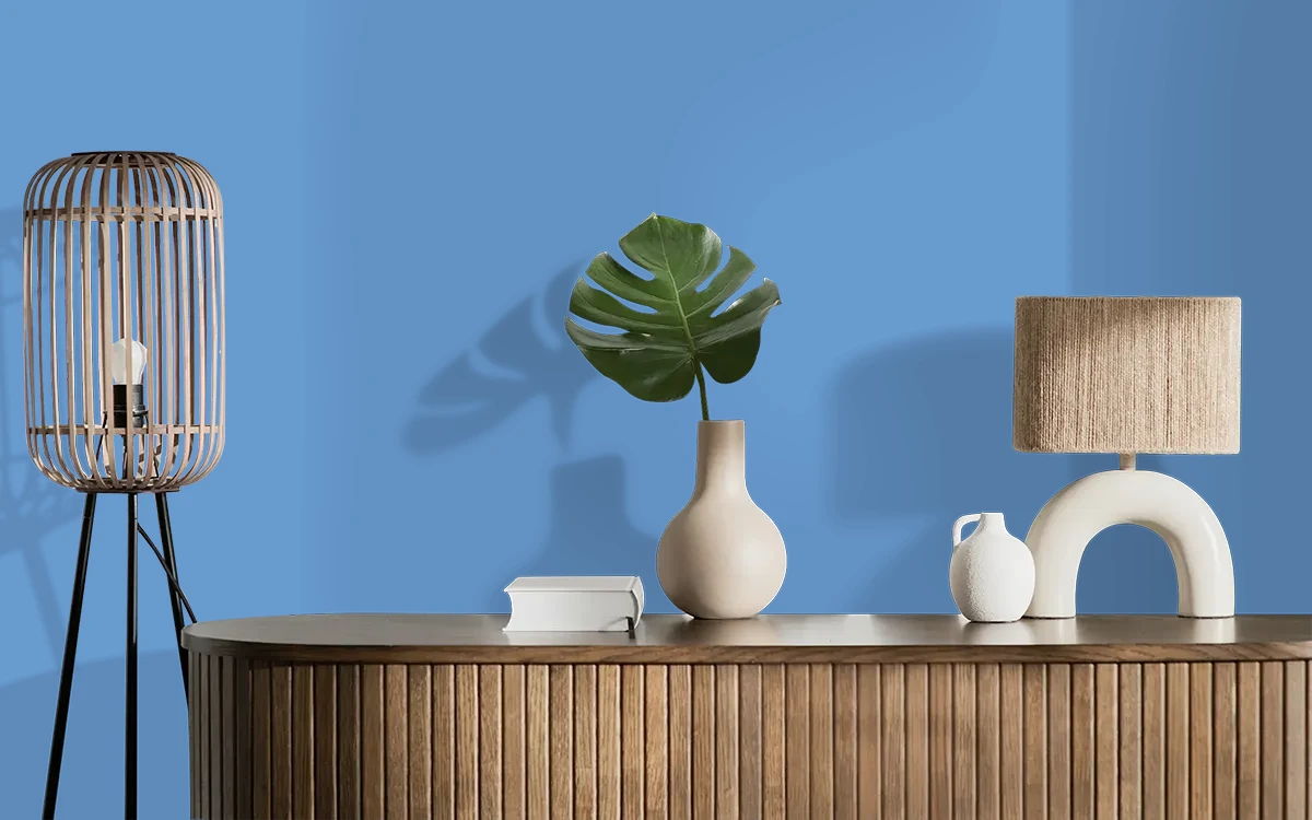Nippon Paint's FAVOURITE SWEATER color on different wall surfaces.