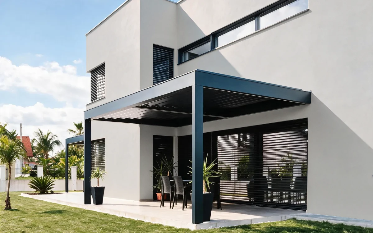 Nippon Paint's FOGGY GRAY color on different wall surfaces.