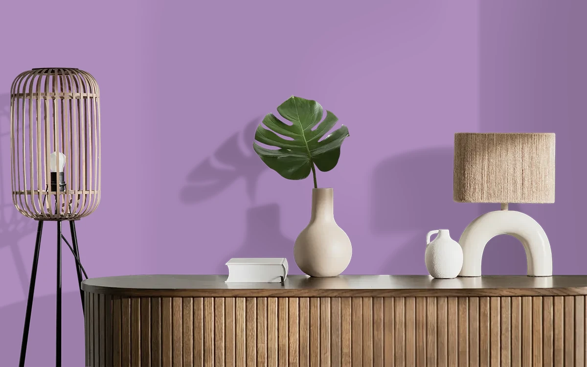 Nippon Paint's FRENCH IMPRESSIONIST color on different wall surfaces.