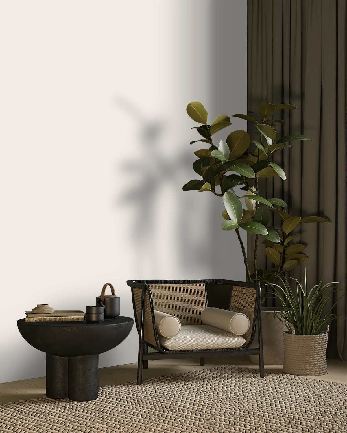 Nippon Paint's FROSTED DEW color on a beautifully decorated wall.