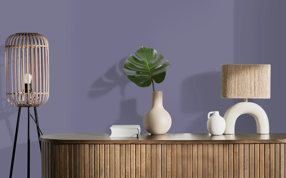 Nippon Paint's GALA GLITTER color on different wall surfaces.
