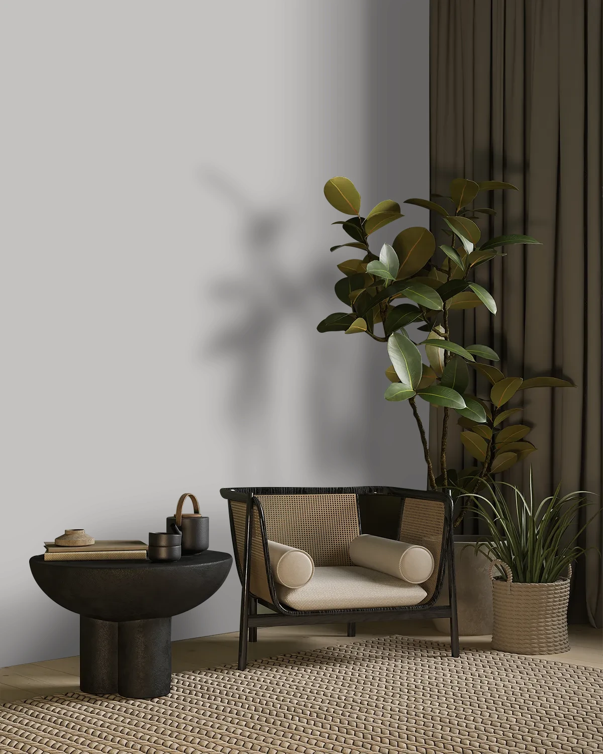 Nippon Paint's GIGI HUES color on a beautifully decorated wall.