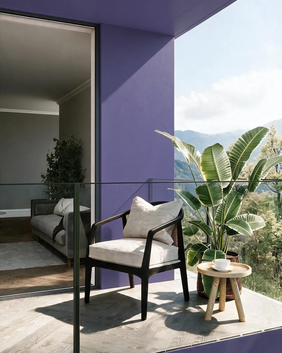 Nippon Paint's GLORIOUS MOMENT color on a beautifully decorated wall.