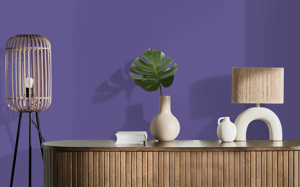 Nippon Paint's GLORIOUS MOMENT color on different wall surfaces.