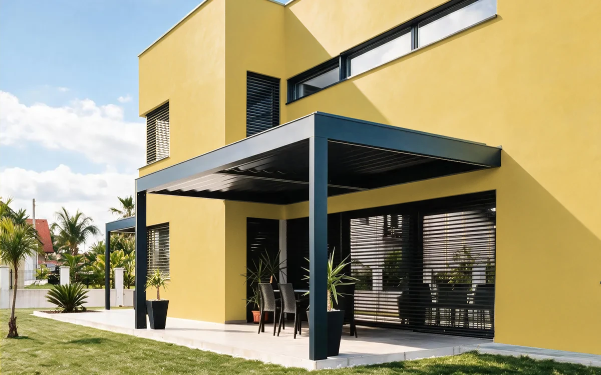Nippon Paint's GOLDEN CHANCE color on different wall surfaces.