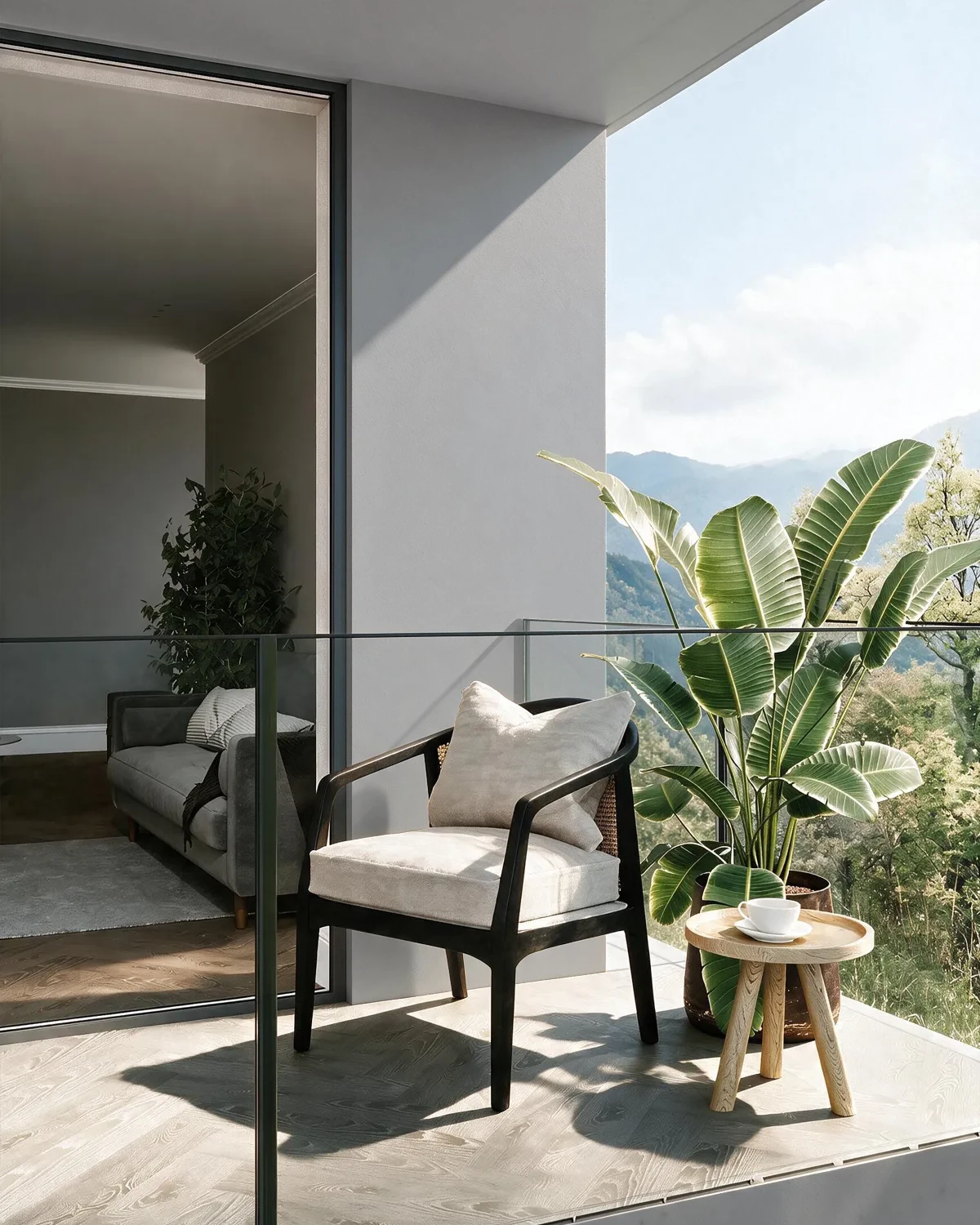 Nippon Paint's GRAY DAWNING color on a beautifully decorated wall.