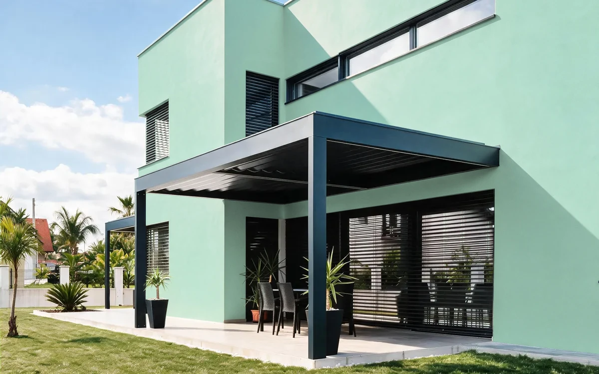 Nippon Paint's GREEN GLAZE color on different wall surfaces.