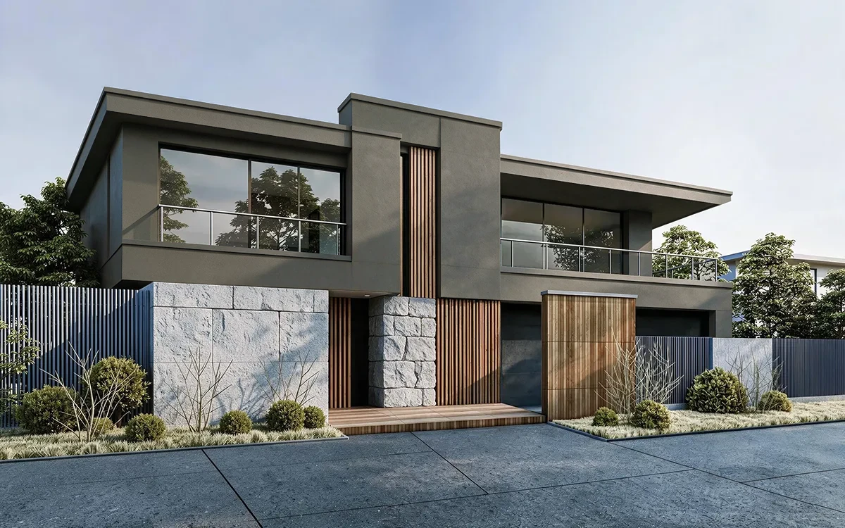 Nippon Paint's GREEN SLATE color on different wall surfaces.