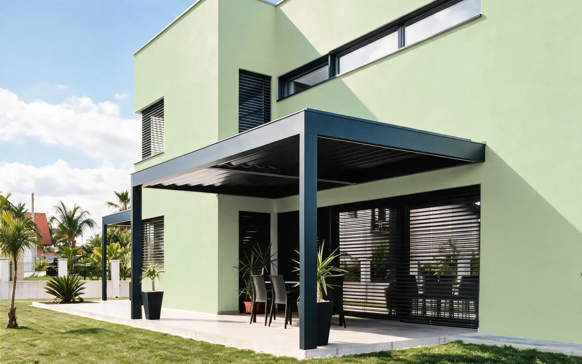Nippon Paint's GREEN VEIL color on different wall surfaces.