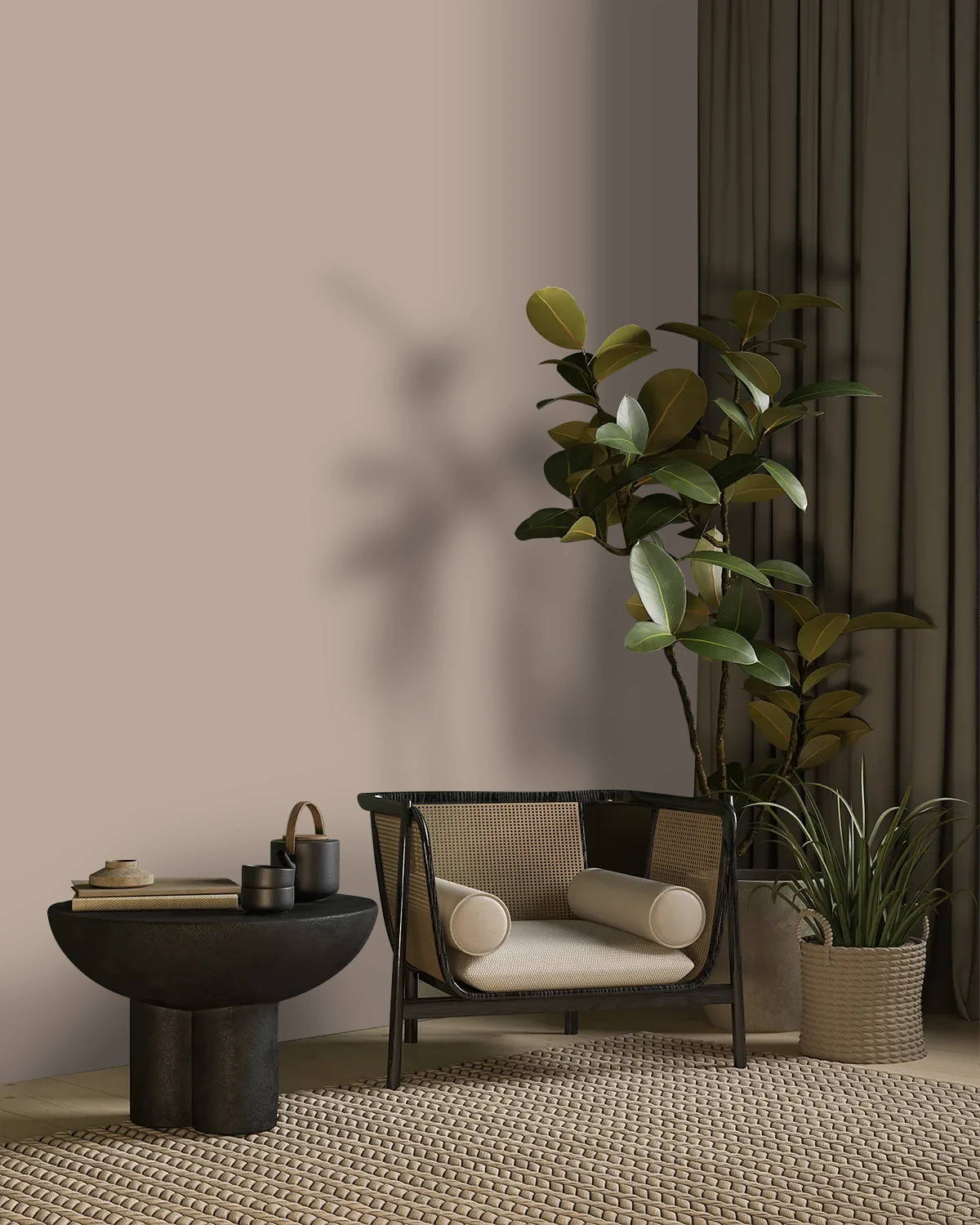 Nippon Paint's HANDCRAFTED color on a beautifully decorated wall.