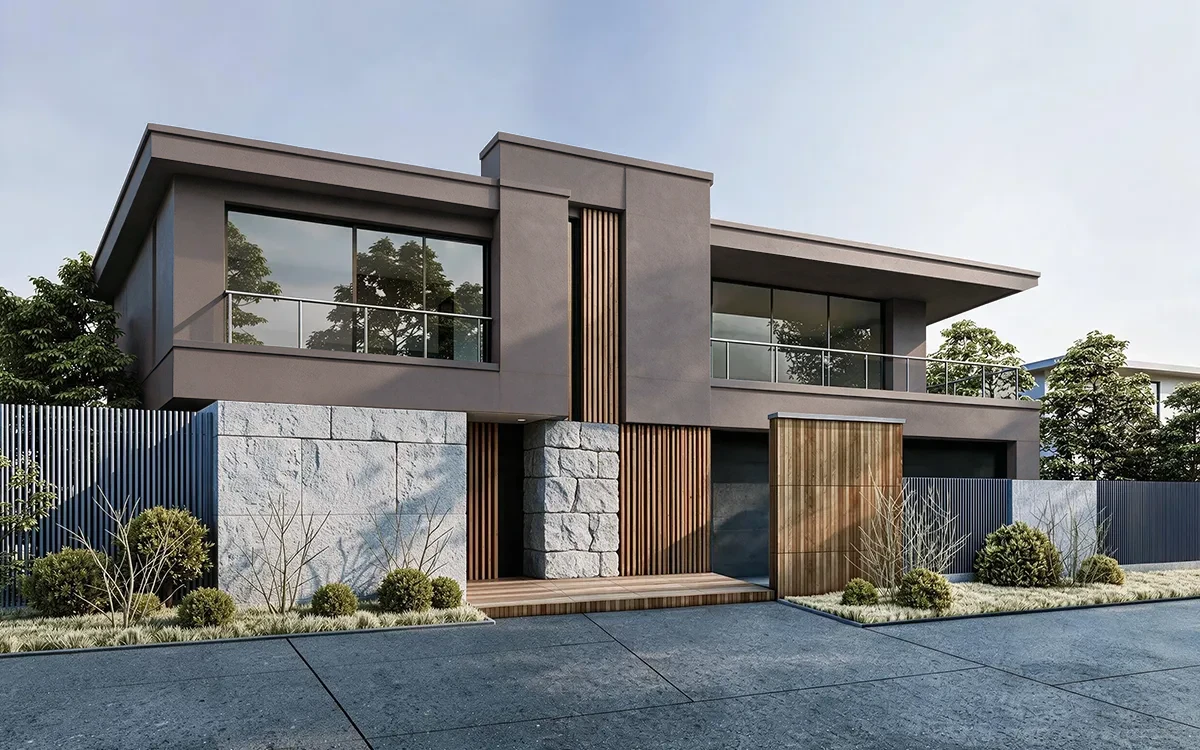 Nippon Paint's HENNA RADIANCE color on different wall surfaces.