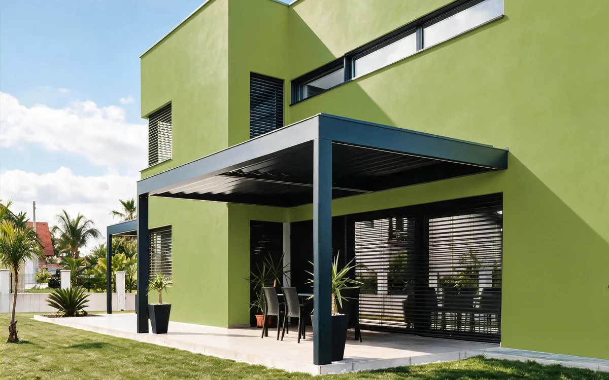 Nippon Paint's HIGH POINT color on different wall surfaces.