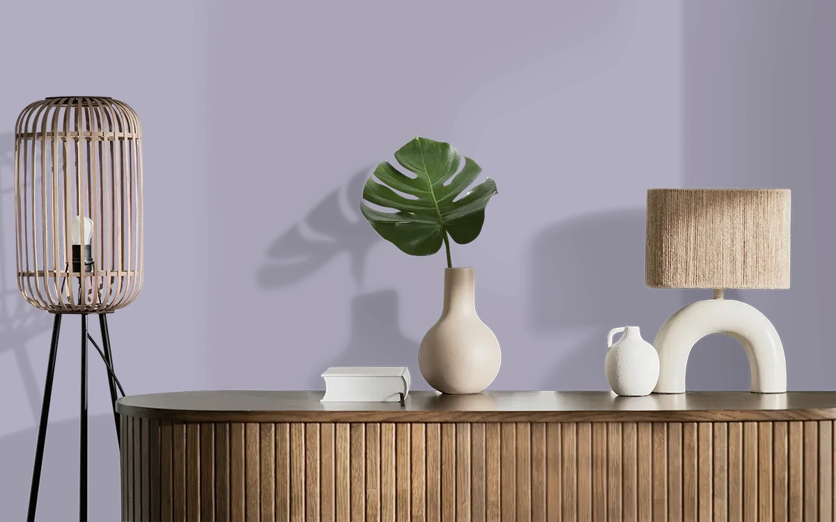 Nippon Paint's HOLLYWOOD DREAM color on different wall surfaces.
