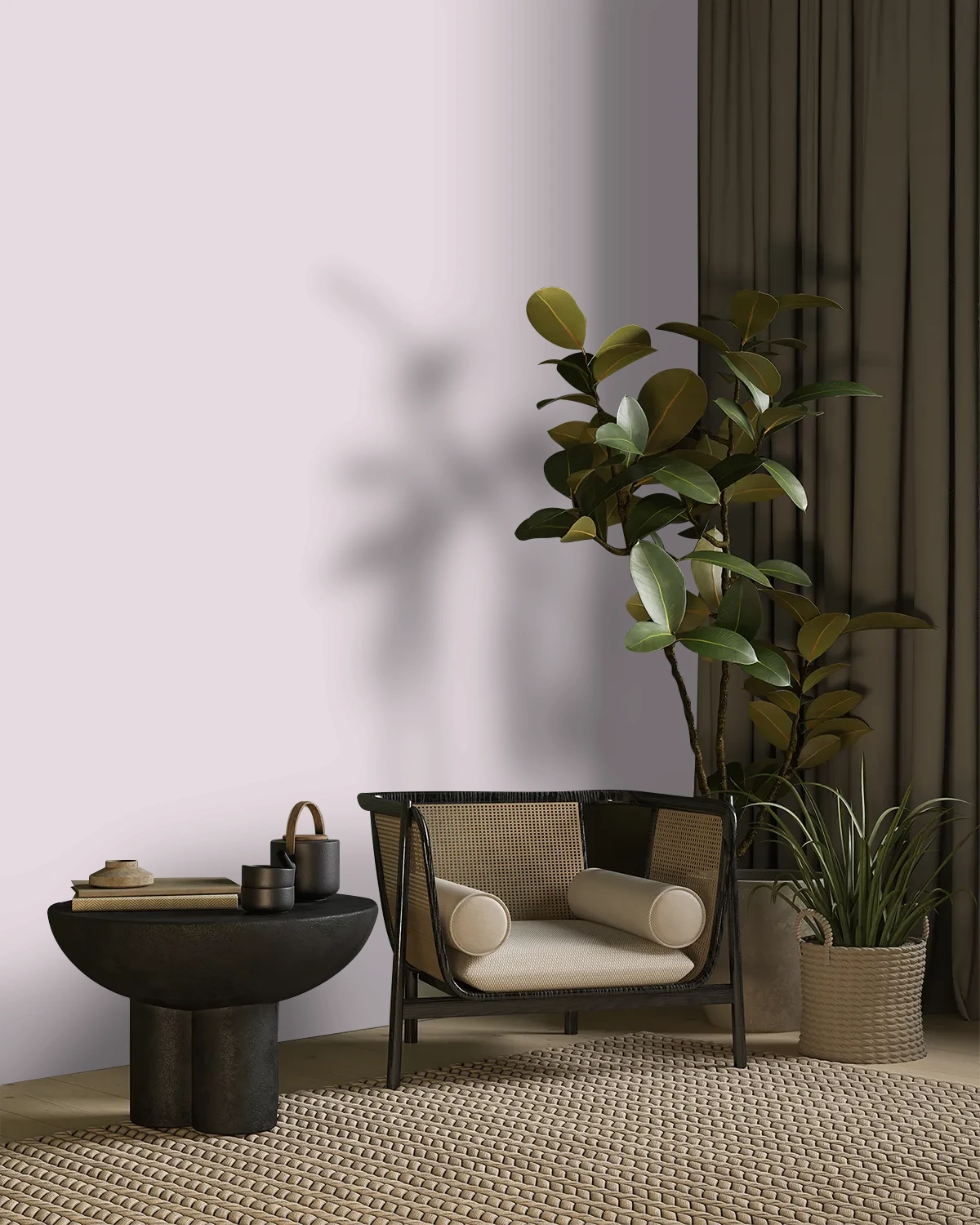 Nippon Paint's JOSETTE color on a beautifully decorated wall.